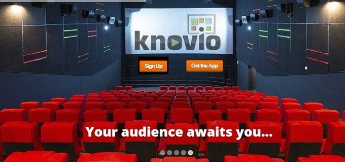 Knovio - online presentation maker tool