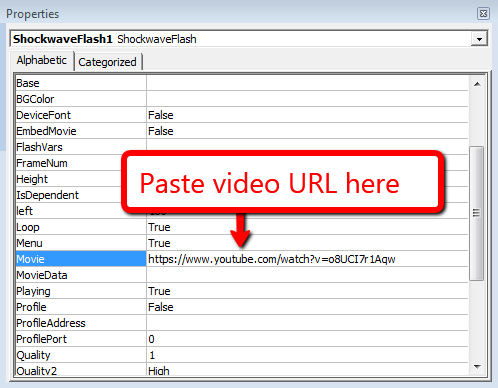Paste the youtube video url - Embed youtube video to PowerPoint step 8