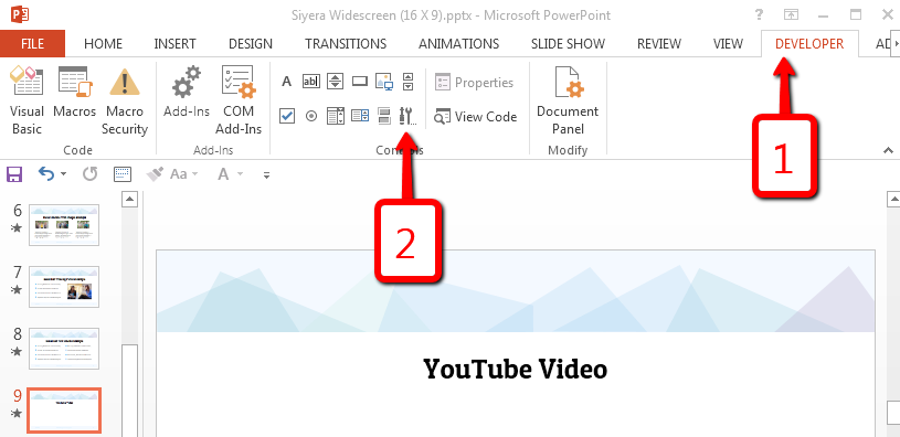 how to add video to powerpoint 2013