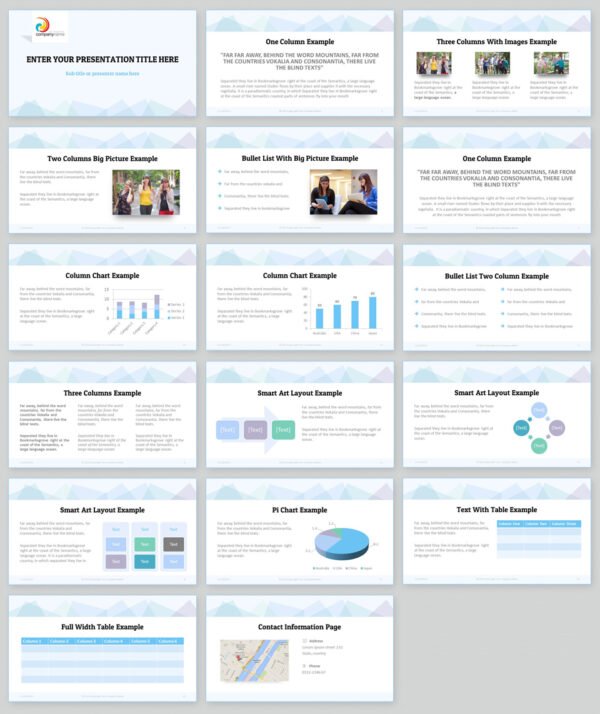 Professional PowerPoint Template - Consistent Color Theme | Download