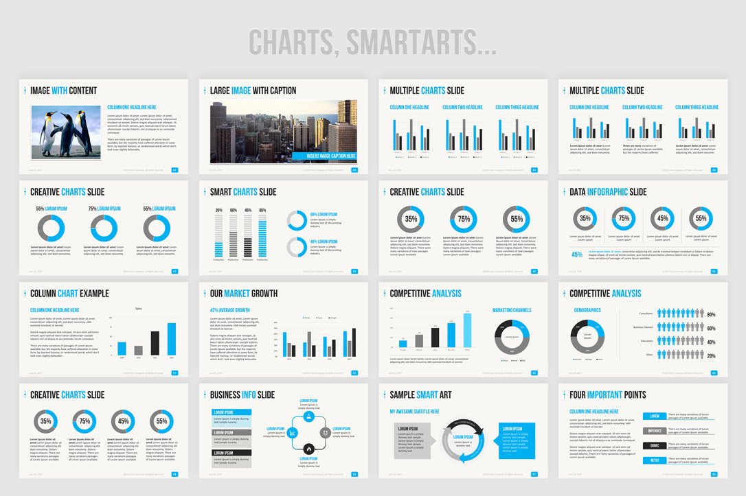 Amazingly Beautiful Business Presentation PPT Template - Download Now