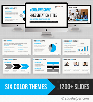 comtemporary professional powerpoint presentation template with ppt infographics slide designs