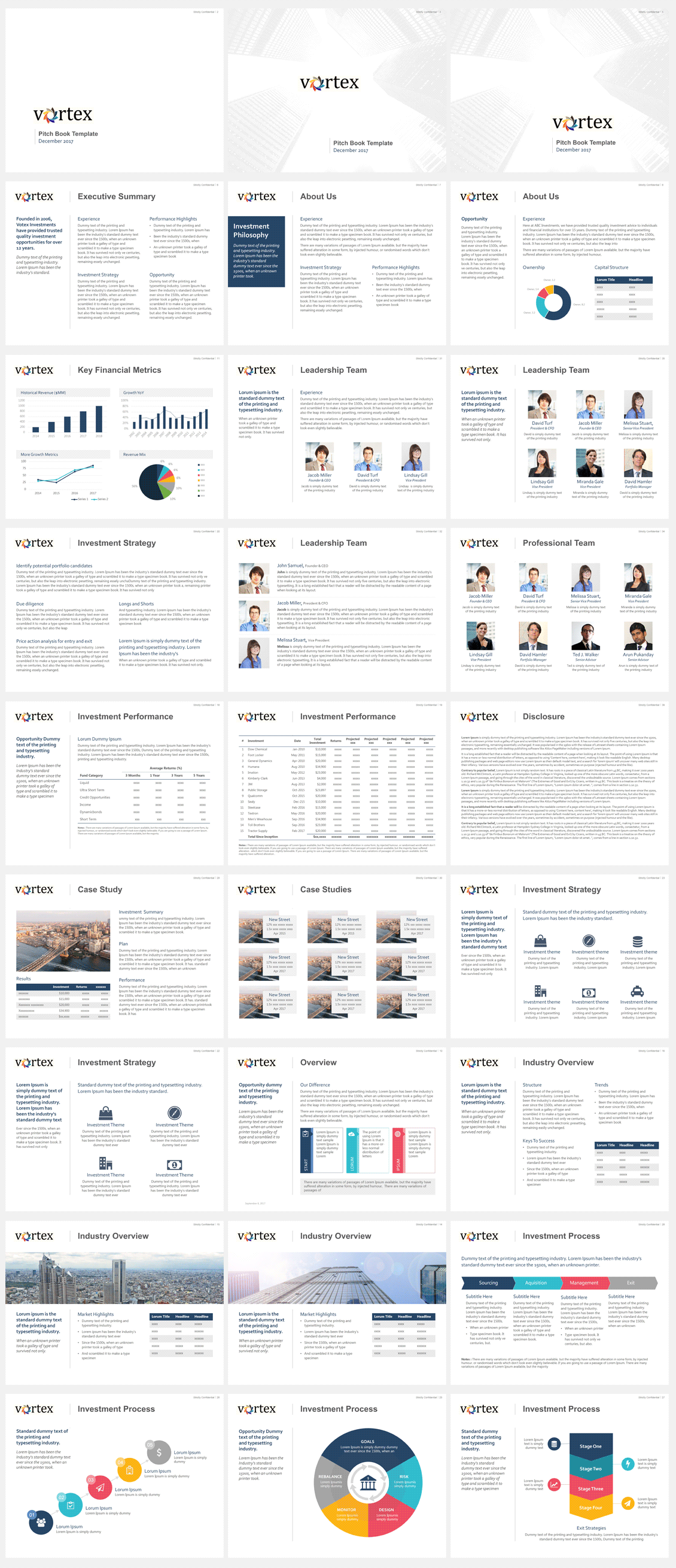 Powerpoint Pitch Book Template