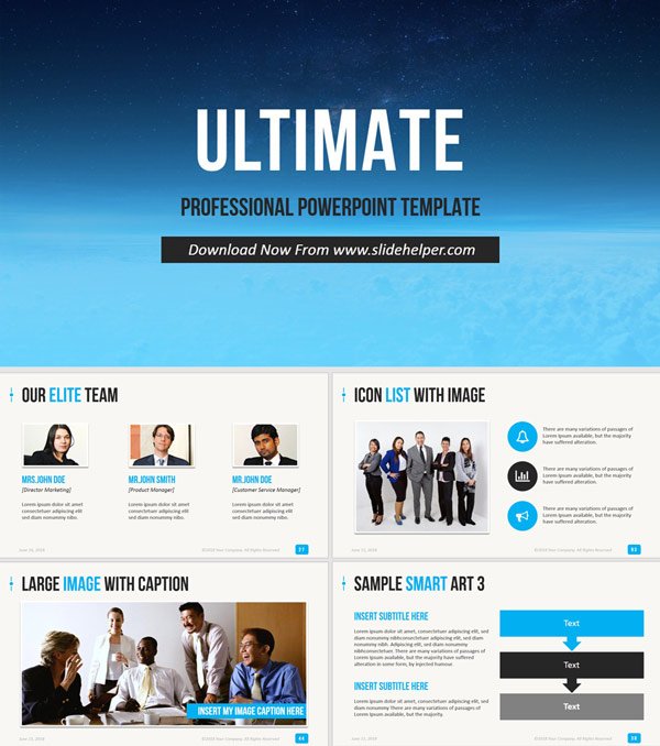 Professional PowerPoint template Ultimate PPT presentation template design layout